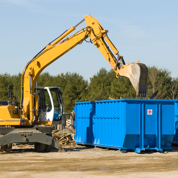 what size residential dumpster rentals are available in Saunders County